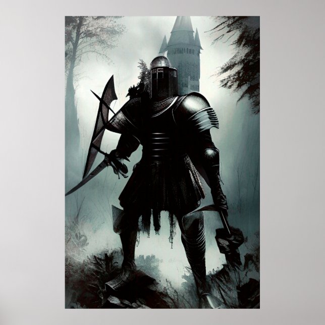 Mediaeval Dark Knight Poster (Front)