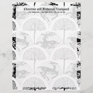 Mediaeval Deer and Trees, letterhead