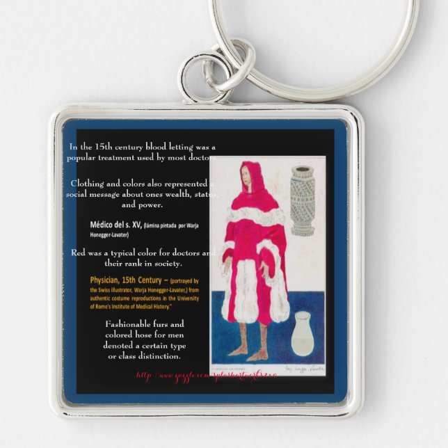 "Mediaeval Doctor" Key Ring (Front)