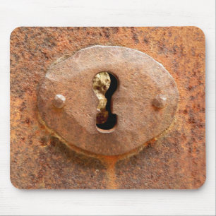 Mediaeval Door Lock Mouse Mat