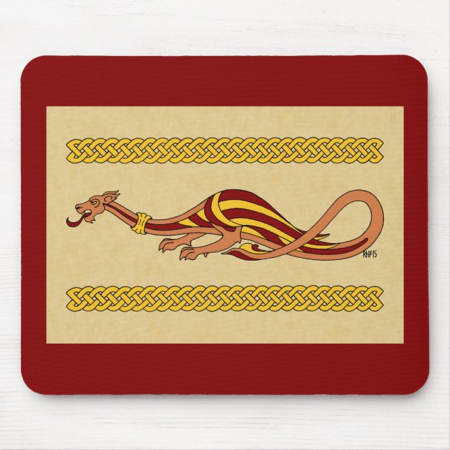 Mediaeval Dragon Design 2015 Mouse Pad (Front)