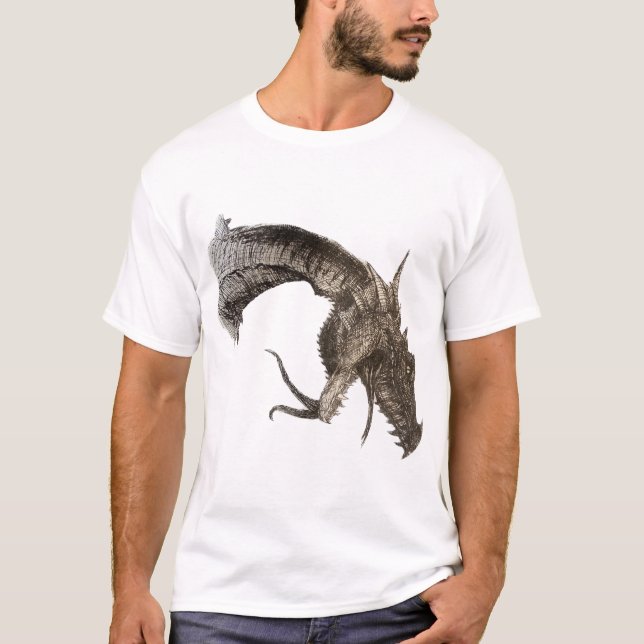 Mediaeval Dragon Head T-Shirt (Front)