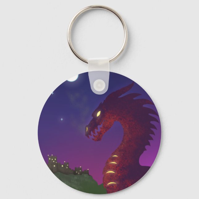 Mediaeval Dragon Key Ring (Front)