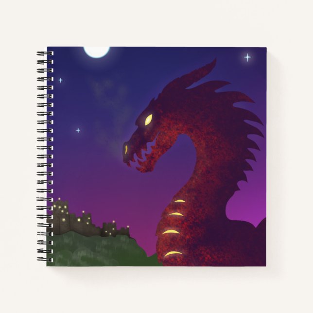 Mediaeval Dragon Notebook (Front)
