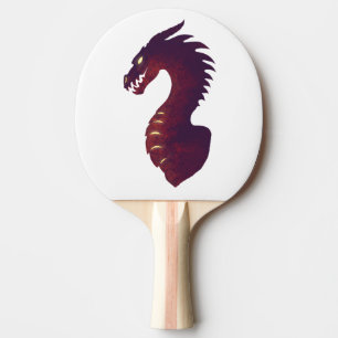 Mediaeval Dragon Ping Pong Paddle