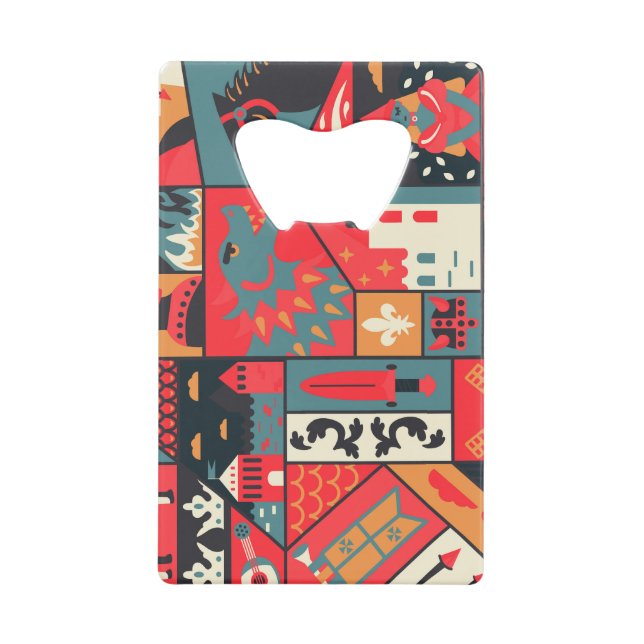 Mediaeval Elegance: Seamless Pattern Design (Front)