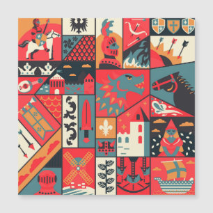 Mediaeval Elegance: Seamless Pattern Design
