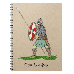 Mediaeval English/Saxon Warrior Notebook