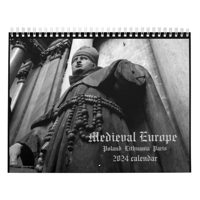 Mediaeval Europe 2024 Calendar Gothic MEDIUM 8.5x1 (Cover)