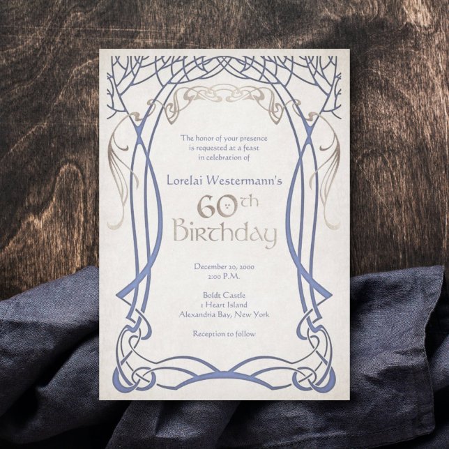 Mediaeval Fantasy 60th Birthday Invitation (Creator Uploaded)