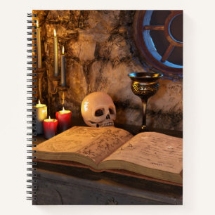 Mediaeval Fantasy Wizard's Study Notebook