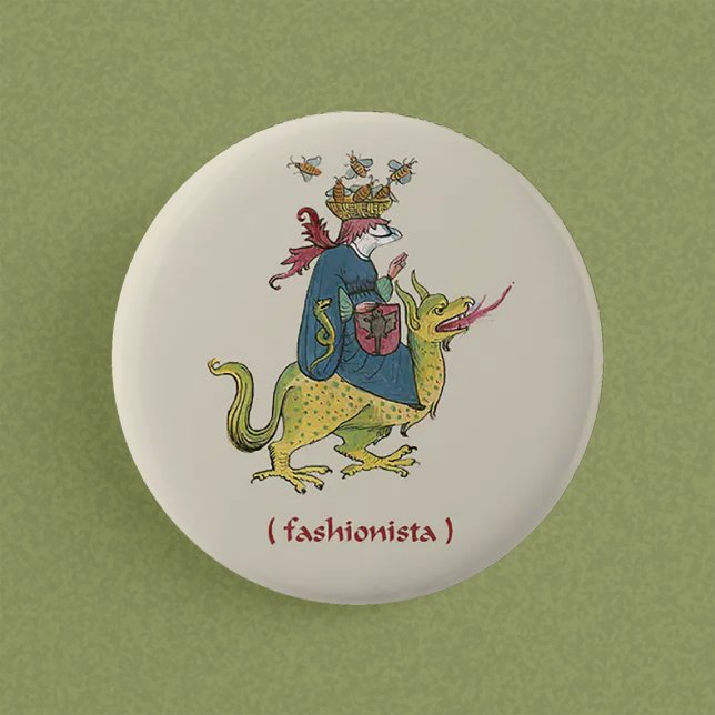 Mediaeval "Fashionista" Button (Creator Uploaded)