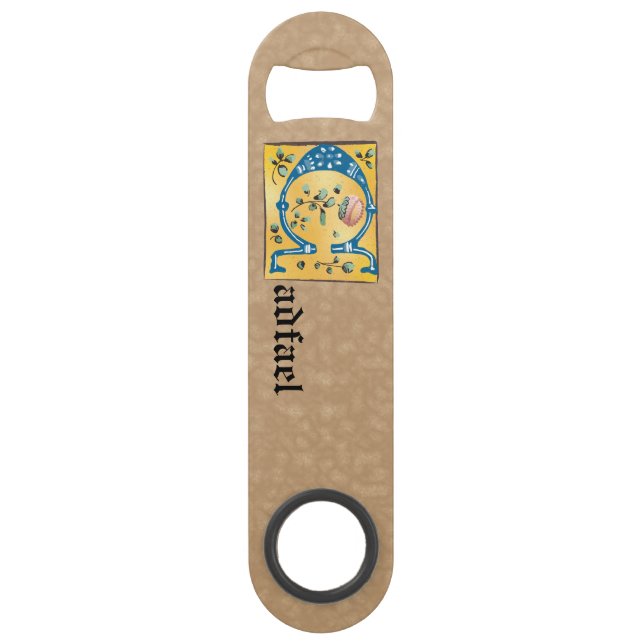 Mediaeval Floral Illuminated Letter C Monogram (Front)