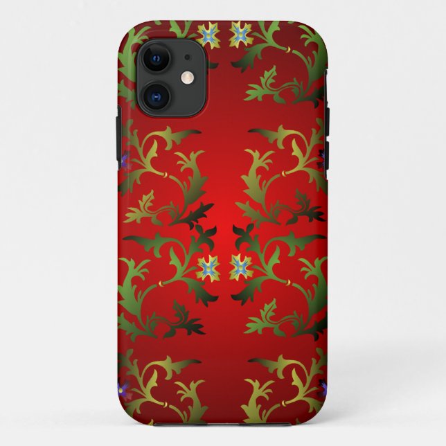 Mediaeval Flower Pattern iPhone 5 Case (Back)