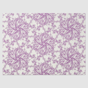 mediaeval flower pattern tissue paper