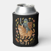 Mediaeval Frog on Orange Cat Goblincore Weird Stuf