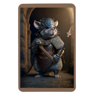 Mediaeval Gladiator Rat Magnet