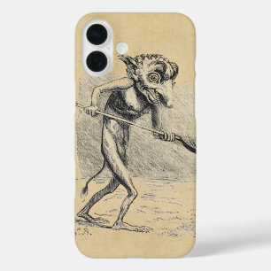 Mediaeval Goblin Stirs the Cauldron iPhone 16 Plus Case