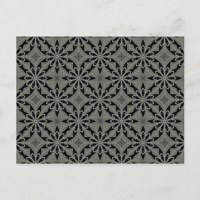 Mediaeval gothic flower postcard (Front)