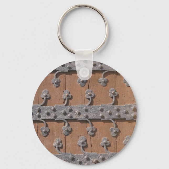 Mediaeval gothic gate key ring (Front)