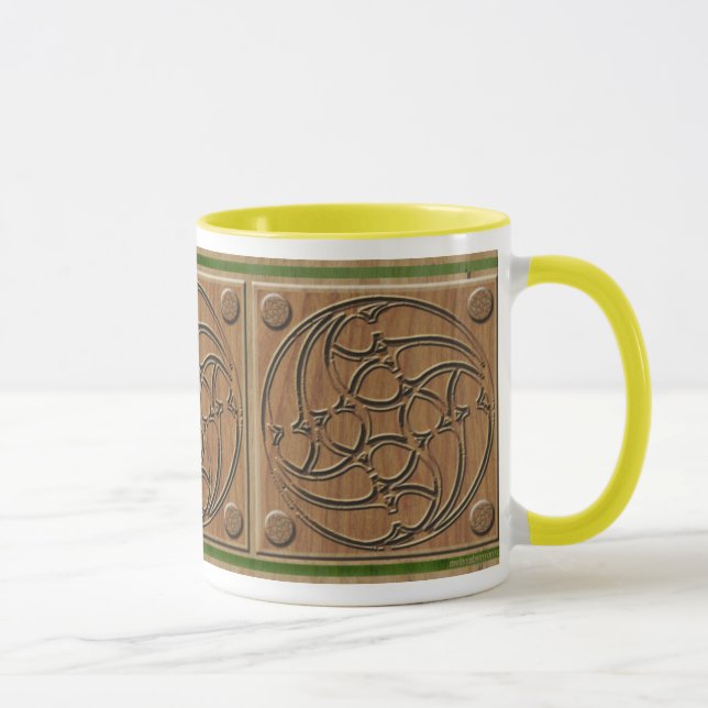 Mediaeval Gothic Spiral Triple Panel Mug (Right)