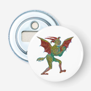 Mediaeval green devil bottle opener