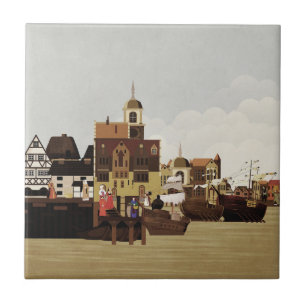 Mediaeval Harbour Tile