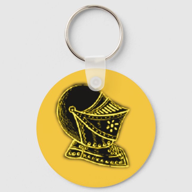 Mediaeval Helmet V Key Ring (Front)