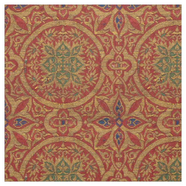 Mediaeval Hispano-Moresque Pattern Fabric (Swatch)