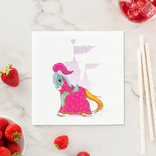 Mediaeval Horse Napkin