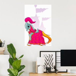 Mediaeval Horse Poster