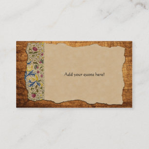 Mediaeval Illumination Business Card