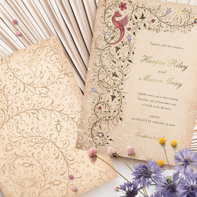 Mediaeval-Inspired Gold Wedding Vintage Scrollwork (Creator Uploaded)