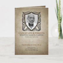 Mediaeval‑Inspired Shield 5 Photo Collage Funeral