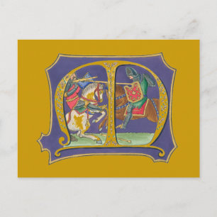 Mediaeval Joust Postcard