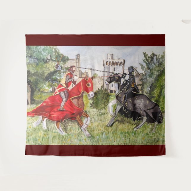 Mediaeval Joust Tapestry (Front (Horizontal))