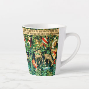 Mediaeval King Arthur William Morris Latte Mug