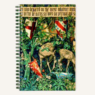 Mediaeval King Arthur William Morris Notebook