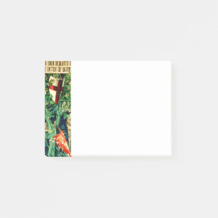 Mediaeval King Arthur William Morris Post-it Notes