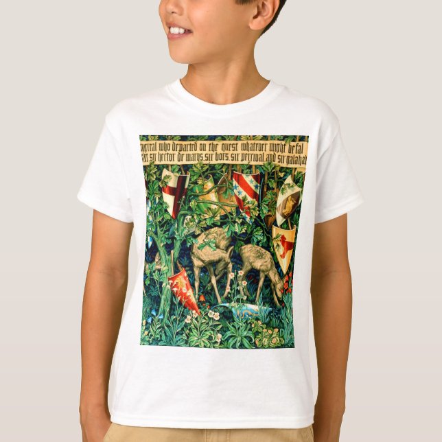 Mediaeval King Arthur William Morris T-Shirt (Front)