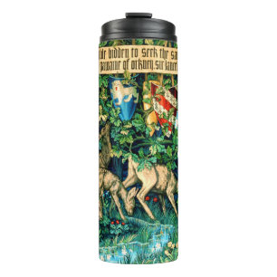 Mediaeval King Arthur William Morris Thermal Tumbler