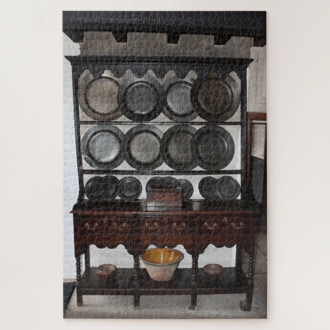 Mediaeval Kitchen Sideboard  Jigsaw Puzzle (Vertical)