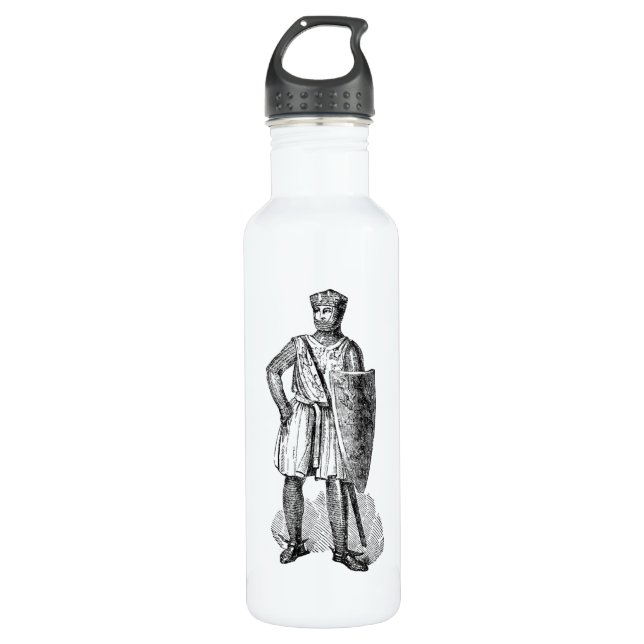 Mediaeval Knight 710 Ml Water Bottle (Front)