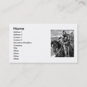 Mediaeval Knight Business Card