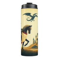Mediaeval Knight/dragon/castle fantsy