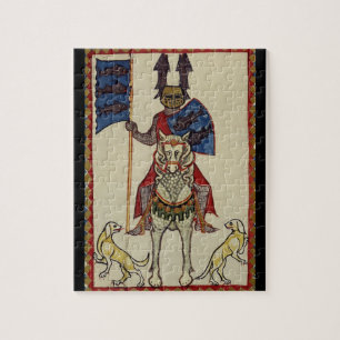 Mediaeval Knight Facing Forward Jigsaw Puzzle