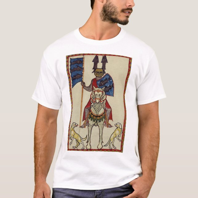 Mediaeval Knight Facing Forward T-Shirt (Front)