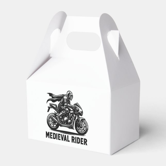 Mediaeval knight favour box (Front Side)