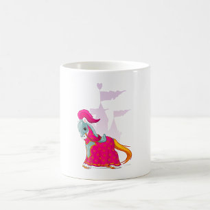 Mediaeval Knight Horse in Armour Fantasy Coffee Mug