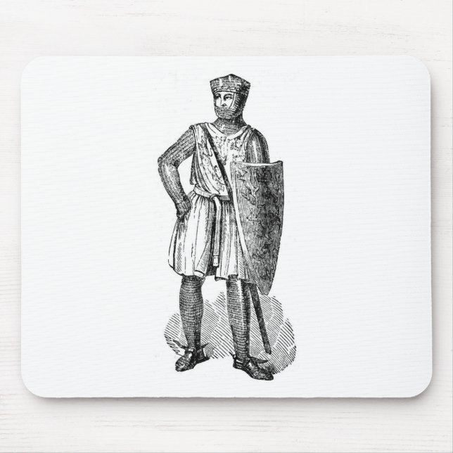Mediaeval Knight Mouse Pad (Front)